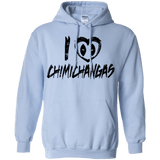 Sweatshirts Light Blue / Small I Love Chimichangas Pullover Hoodie