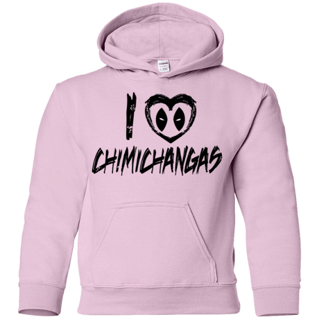 Sweatshirts Light Pink / YS I Love Chimichangas Youth Hoodie