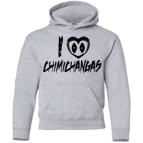 Sweatshirts Sport Grey / YS I Love Chimichangas Youth Hoodie