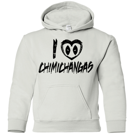 Sweatshirts White / YS I Love Chimichangas Youth Hoodie