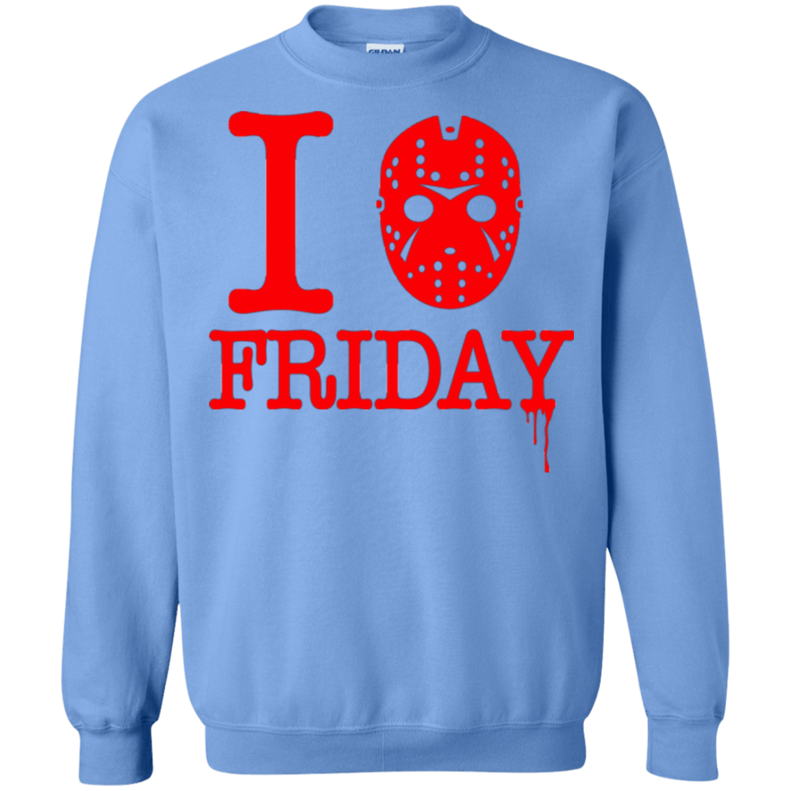 Sweatshirts Carolina Blue / Small I Love Friday Crewneck Sweatshirt