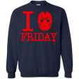 Sweatshirts Navy / Small I Love Friday Crewneck Sweatshirt