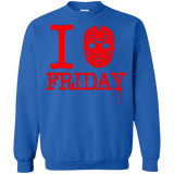 Sweatshirts Royal / Small I Love Friday Crewneck Sweatshirt