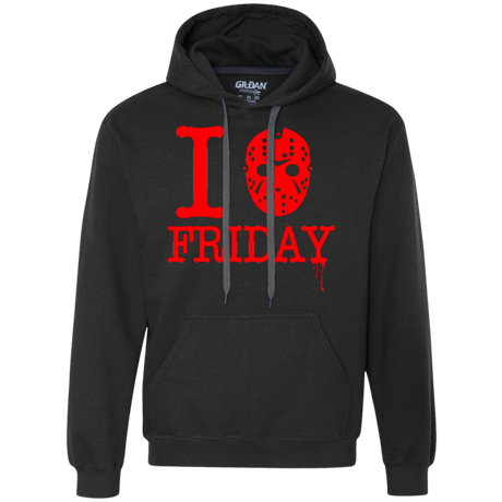 Sweatshirts Black / Small I Love Friday Premium Fleece Hoodie