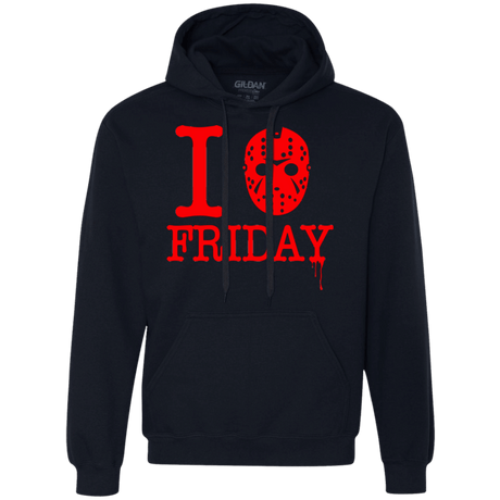 Sweatshirts Navy / Small I Love Friday Premium Fleece Hoodie