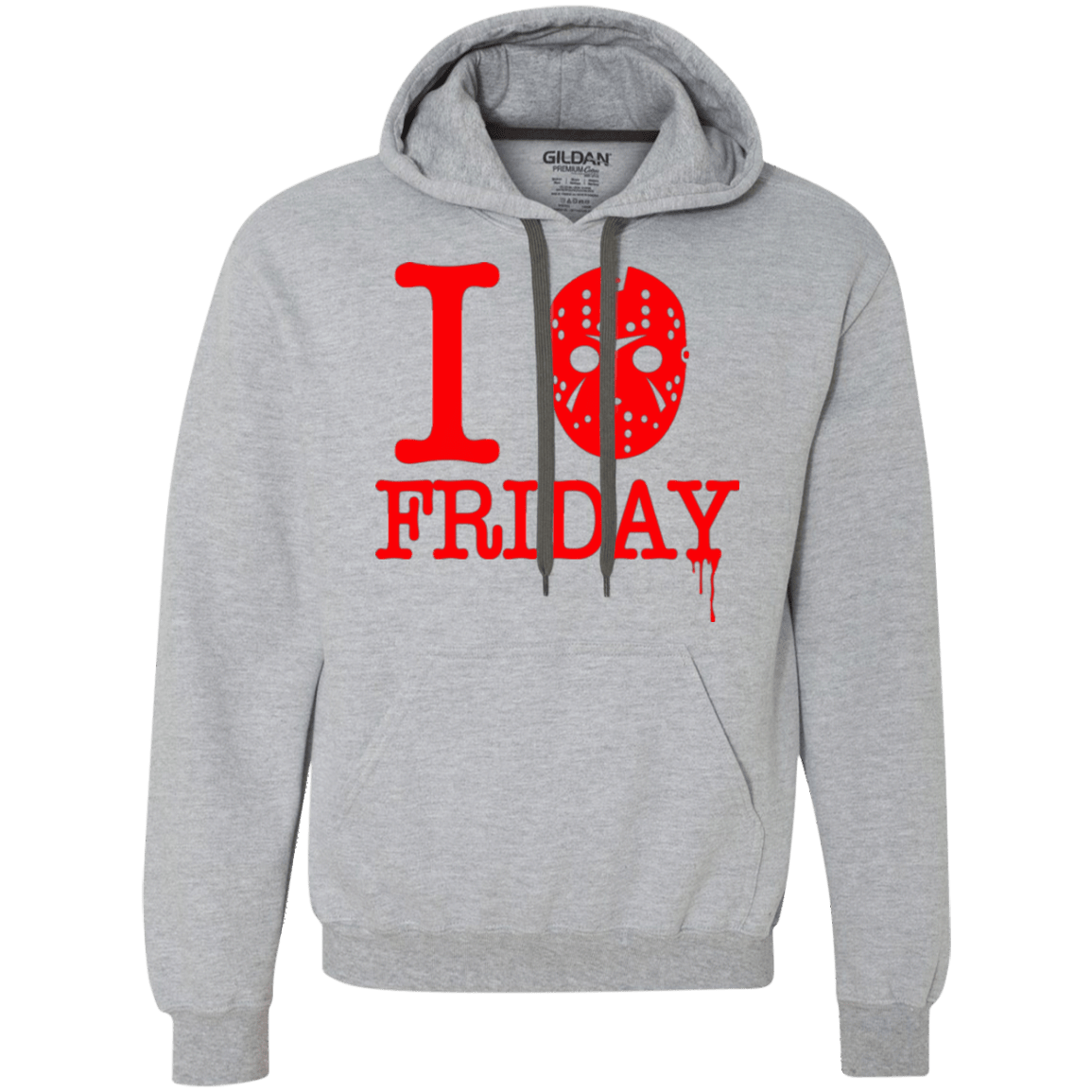 Sweatshirts Sport Grey / Small I Love Friday Premium Fleece Hoodie