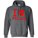 Sweatshirts Dark Heather / Small I Love Friday Pullover Hoodie