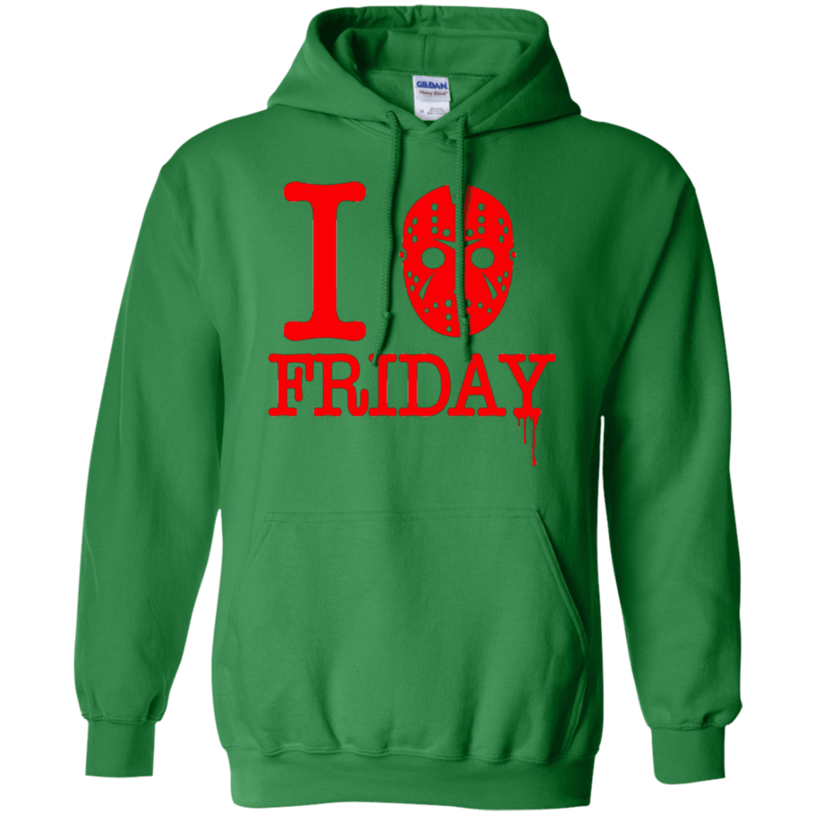 Sweatshirts Irish Green / Small I Love Friday Pullover Hoodie