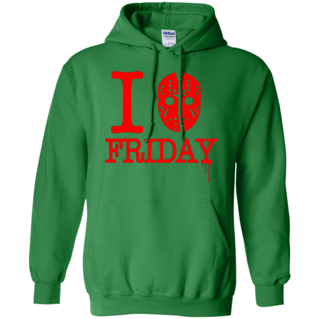 Sweatshirts Irish Green / Small I Love Friday Pullover Hoodie