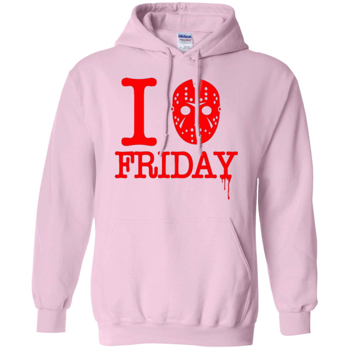 Sweatshirts Light Pink / Small I Love Friday Pullover Hoodie