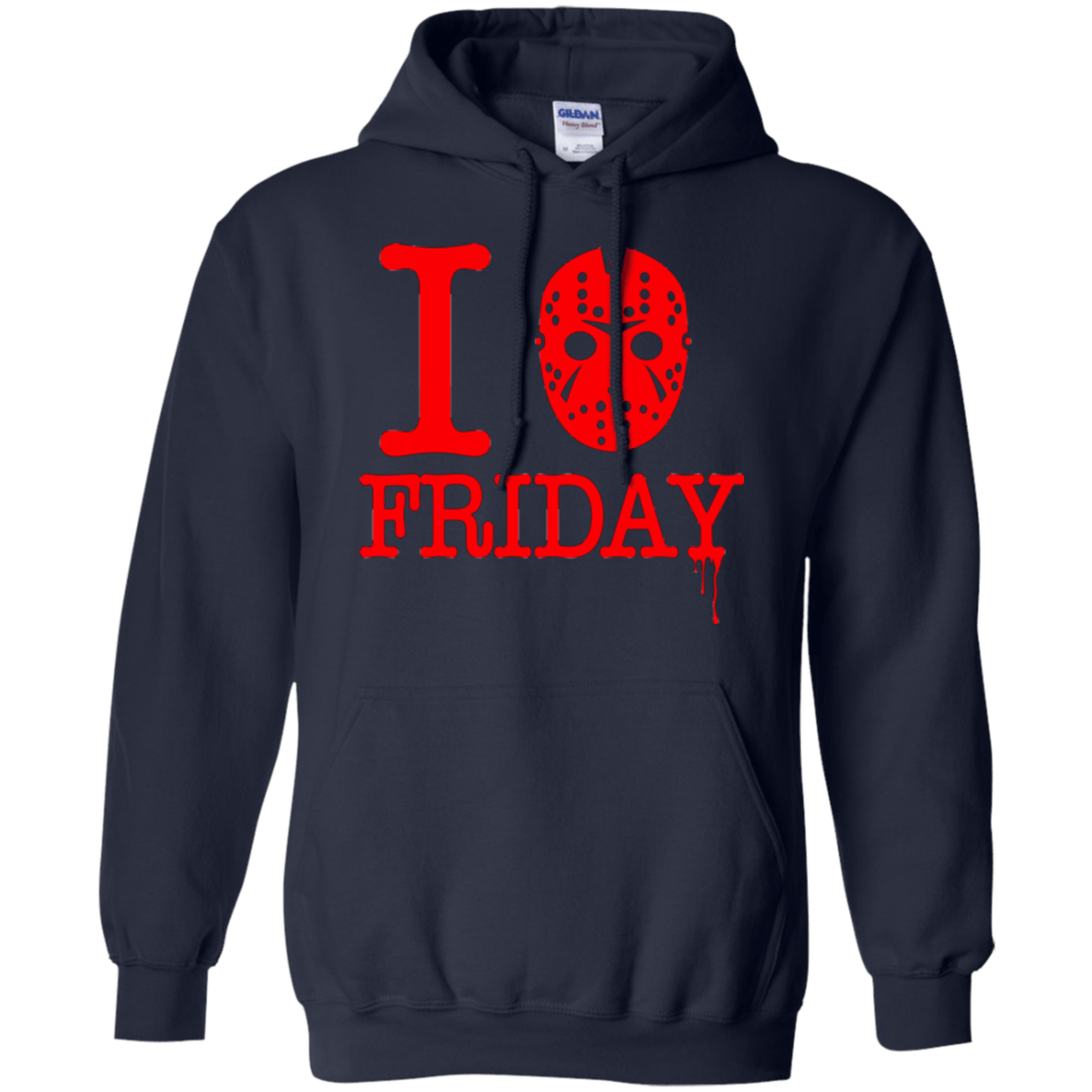 Sweatshirts Navy / Small I Love Friday Pullover Hoodie