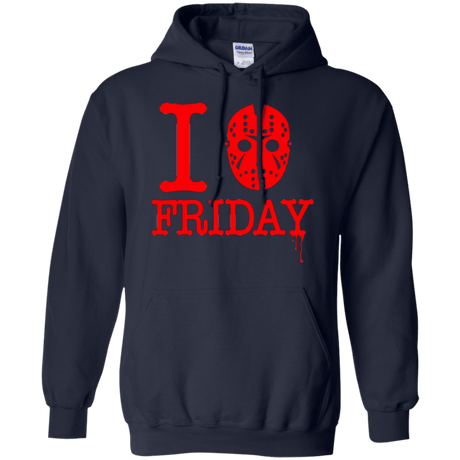 Sweatshirts Navy / Small I Love Friday Pullover Hoodie