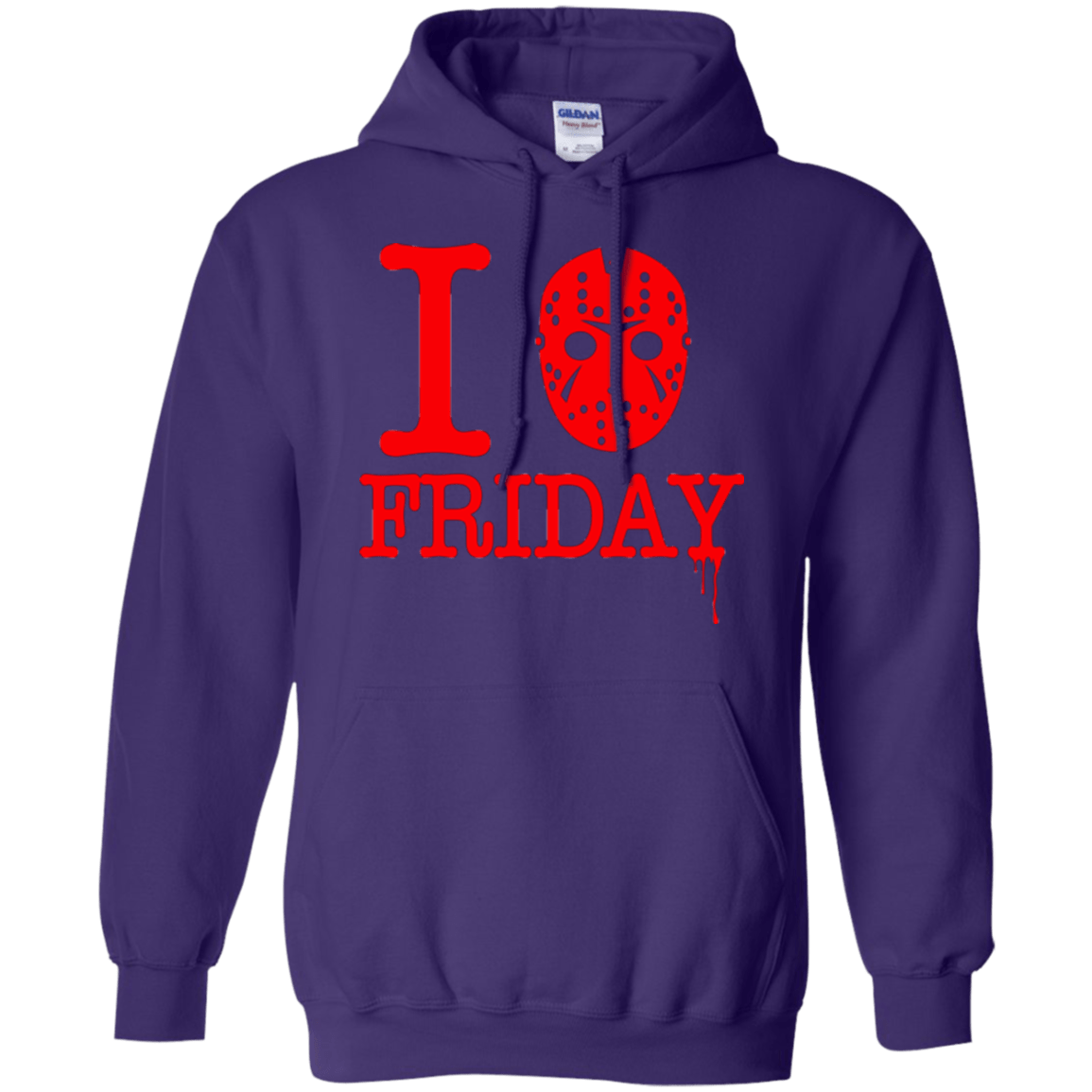 Sweatshirts Purple / Small I Love Friday Pullover Hoodie