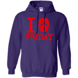 Sweatshirts Purple / Small I Love Friday Pullover Hoodie