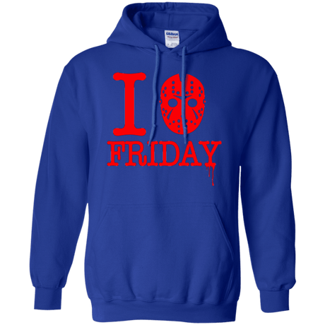 Sweatshirts Royal / Small I Love Friday Pullover Hoodie