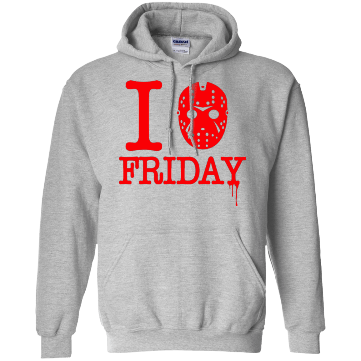 Sweatshirts Sport Grey / Small I Love Friday Pullover Hoodie