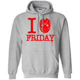 Sweatshirts Sport Grey / Small I Love Friday Pullover Hoodie