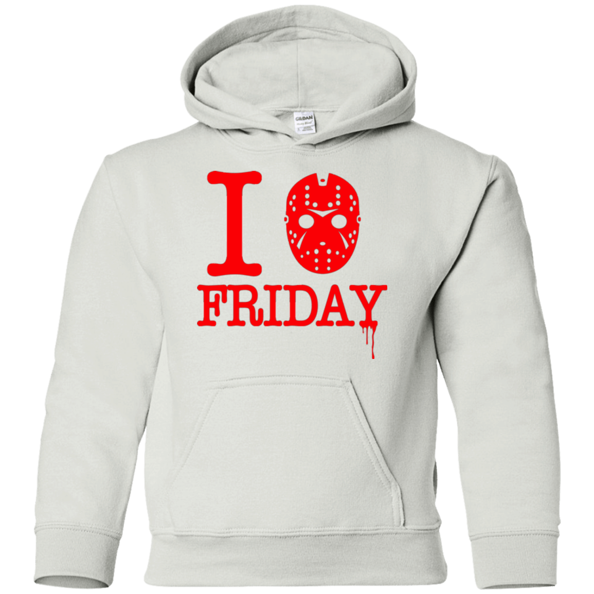Sweatshirts White / YS I Love Friday Youth Hoodie