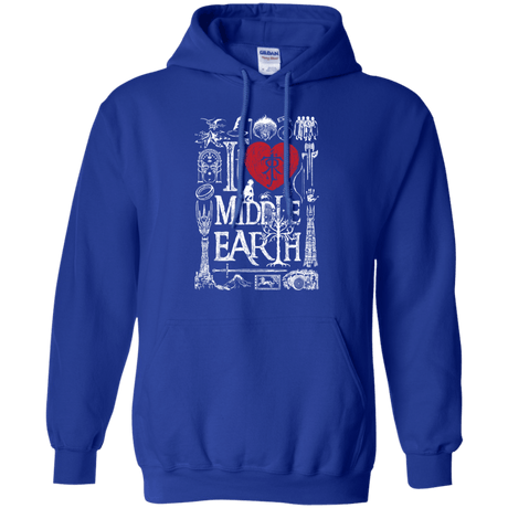 Sweatshirts Royal / S I Love Middle Earth Pullover Hoodie