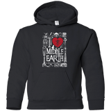 Sweatshirts Black / YS I Love Middle Earth Youth Hoodie