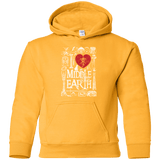 Sweatshirts Gold / YS I Love Middle Earth Youth Hoodie