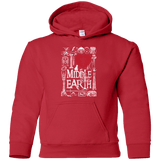 Sweatshirts Red / YS I Love Middle Earth Youth Hoodie