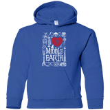 Sweatshirts Royal / YS I Love Middle Earth Youth Hoodie