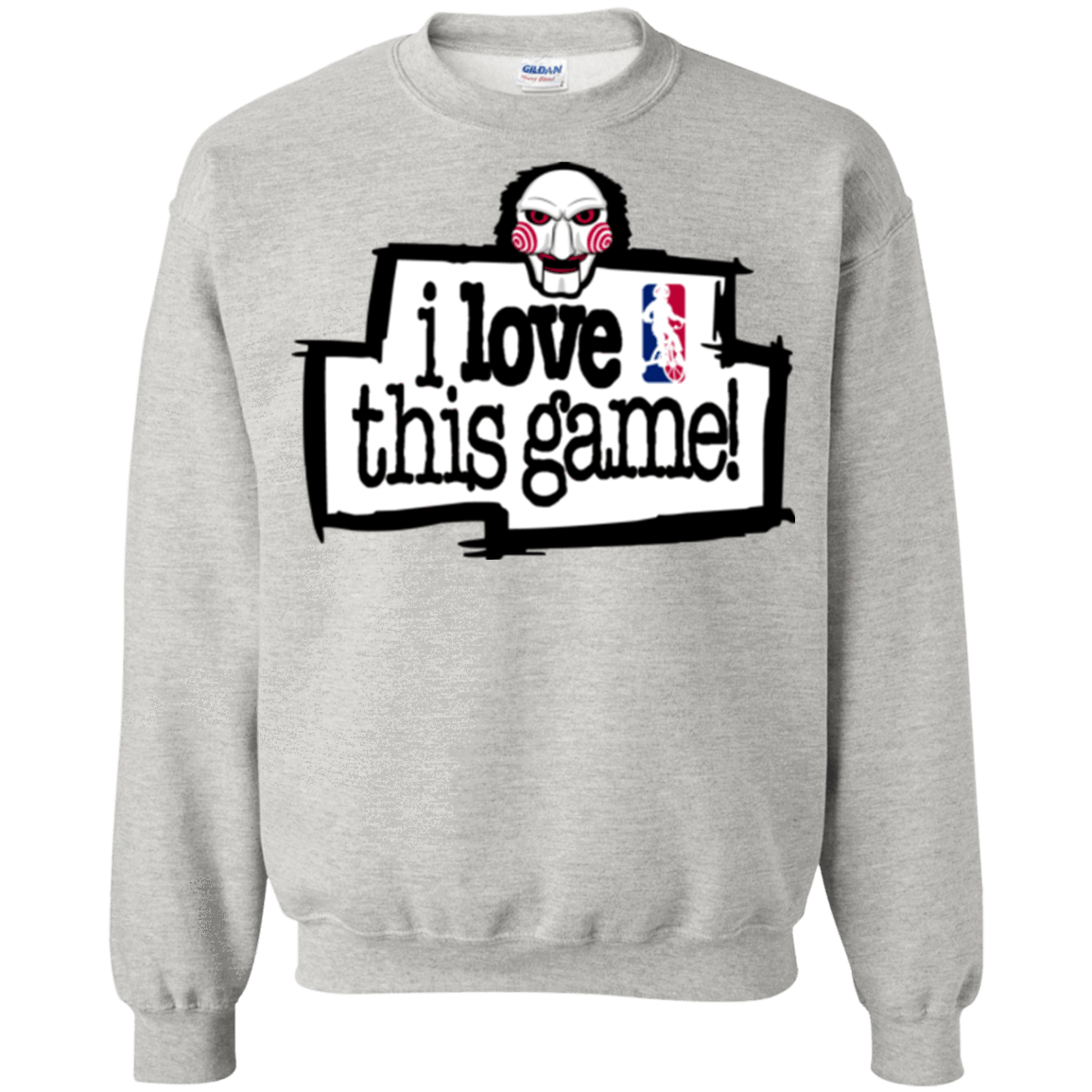 Sweatshirts Ash / Small I Love This Game Crewneck Sweatshirt