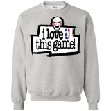 Sweatshirts Ash / Small I Love This Game Crewneck Sweatshirt