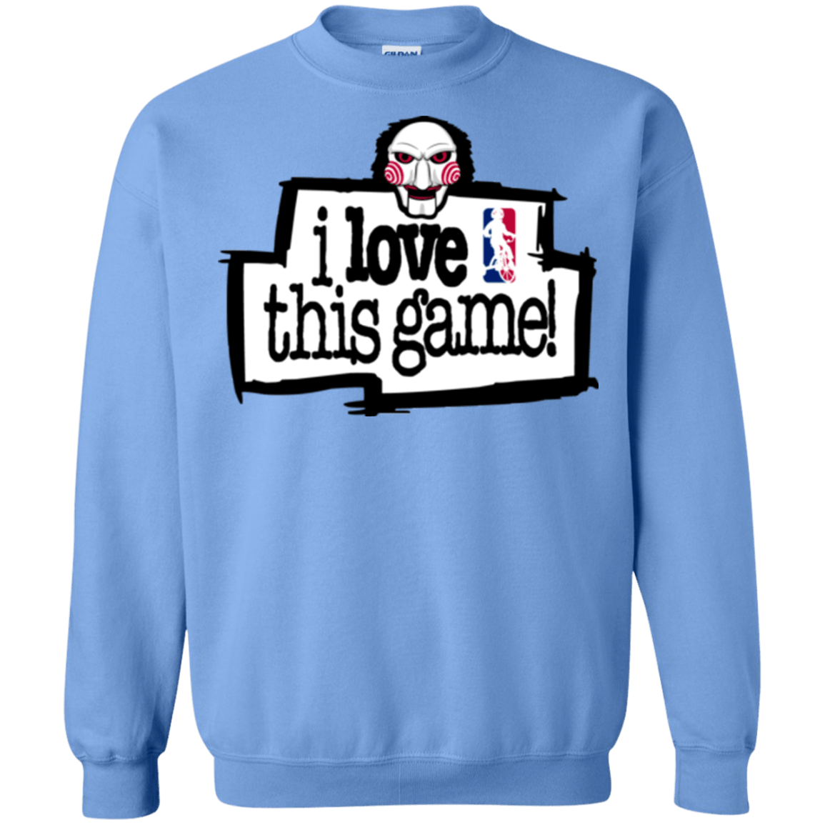 Sweatshirts Carolina Blue / Small I Love This Game Crewneck Sweatshirt