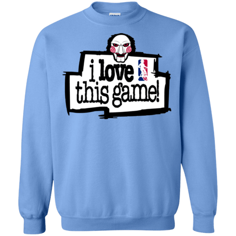 Sweatshirts Carolina Blue / Small I Love This Game Crewneck Sweatshirt