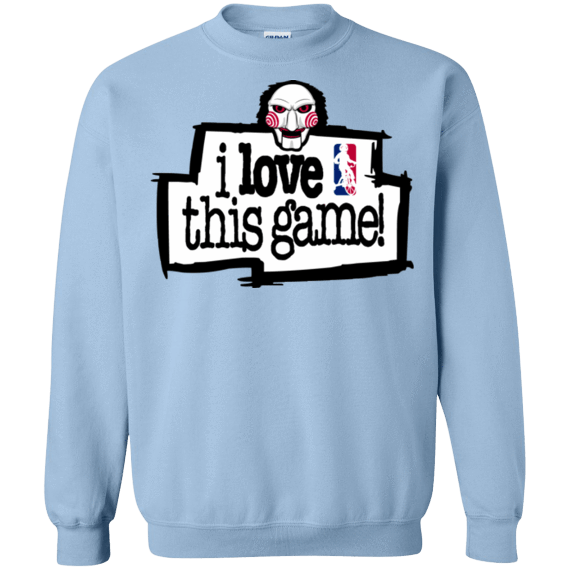 Sweatshirts Light Blue / Small I Love This Game Crewneck Sweatshirt