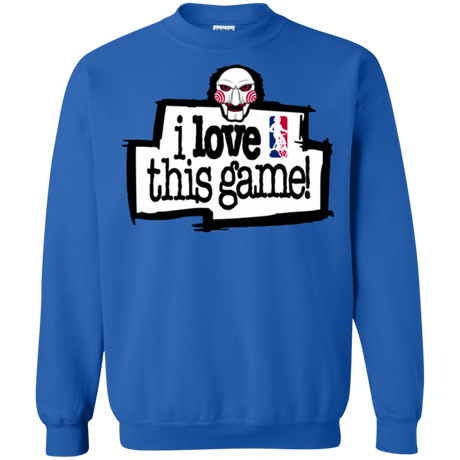Sweatshirts Royal / Small I Love This Game Crewneck Sweatshirt