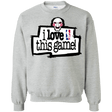Sweatshirts Sport Grey / Small I Love This Game Crewneck Sweatshirt
