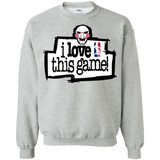 Sweatshirts Sport Grey / Small I Love This Game Crewneck Sweatshirt