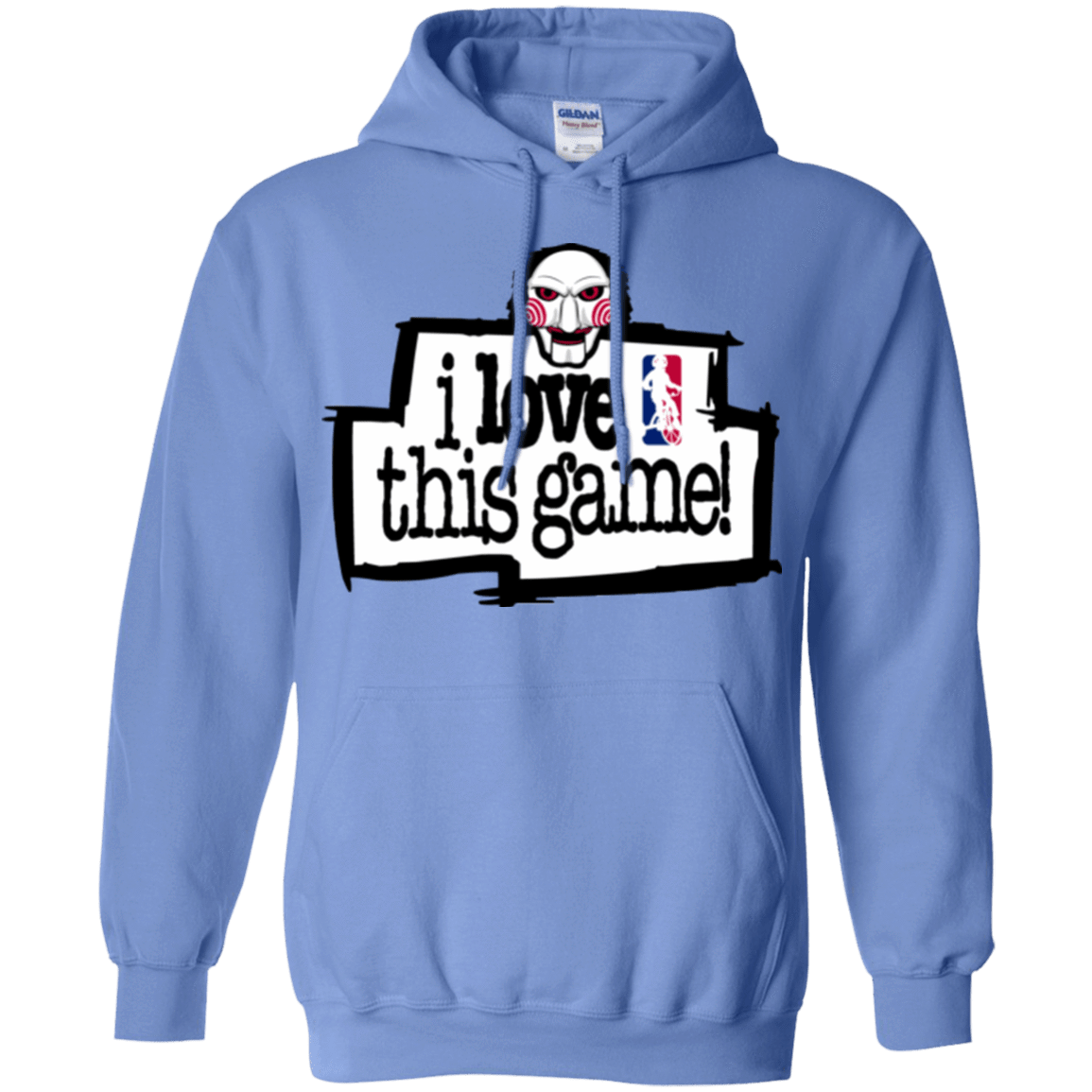 Sweatshirts Carolina Blue / Small I Love This Game Pullover Hoodie