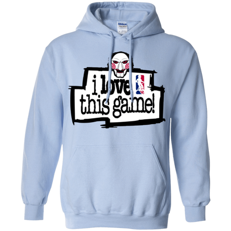 Sweatshirts Light Blue / Small I Love This Game Pullover Hoodie