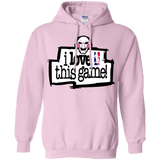 Sweatshirts Light Pink / Small I Love This Game Pullover Hoodie