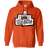 Sweatshirts Orange / Small I Love This Game Pullover Hoodie