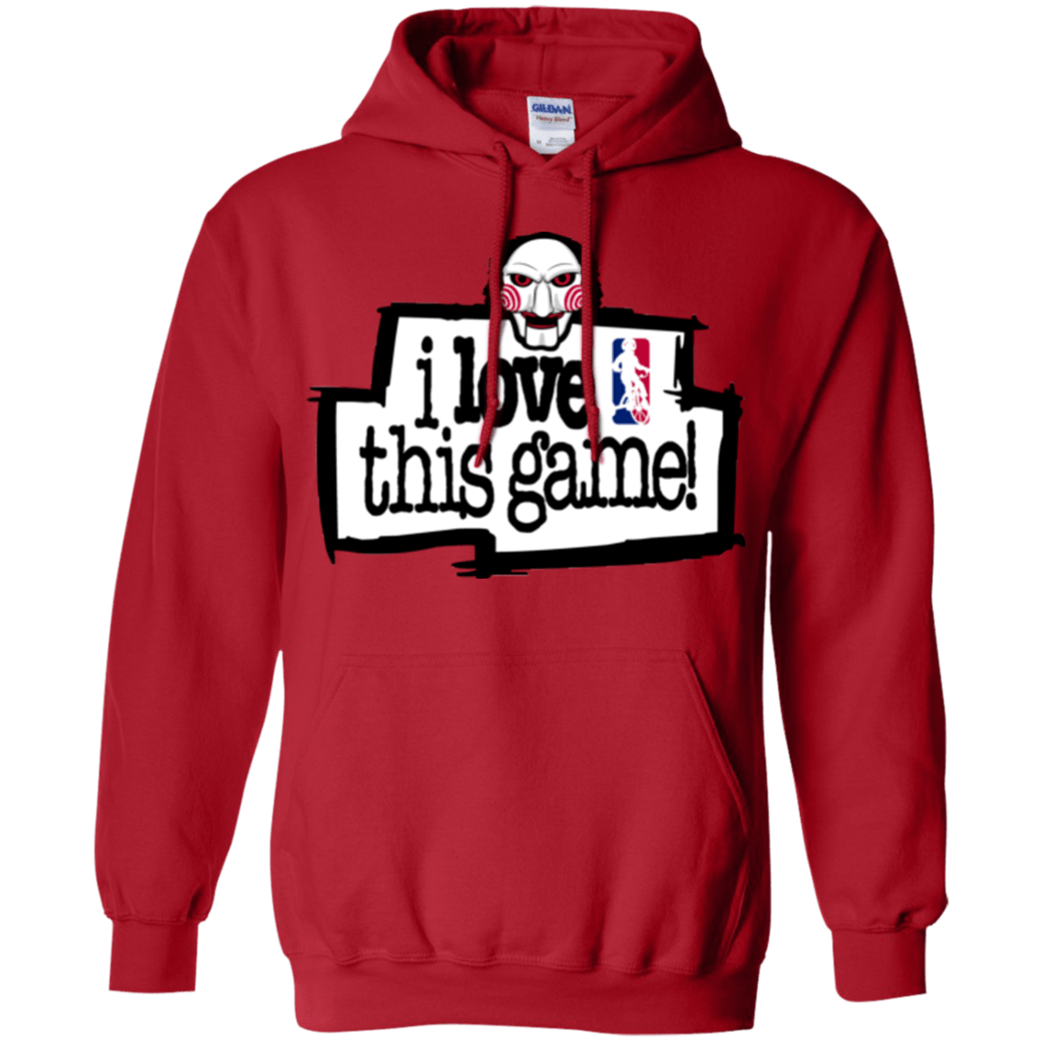 Sweatshirts Red / Small I Love This Game Pullover Hoodie