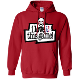 Sweatshirts Red / Small I Love This Game Pullover Hoodie