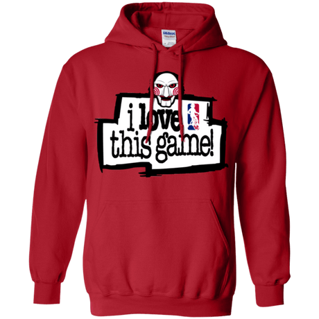 Sweatshirts Red / Small I Love This Game Pullover Hoodie