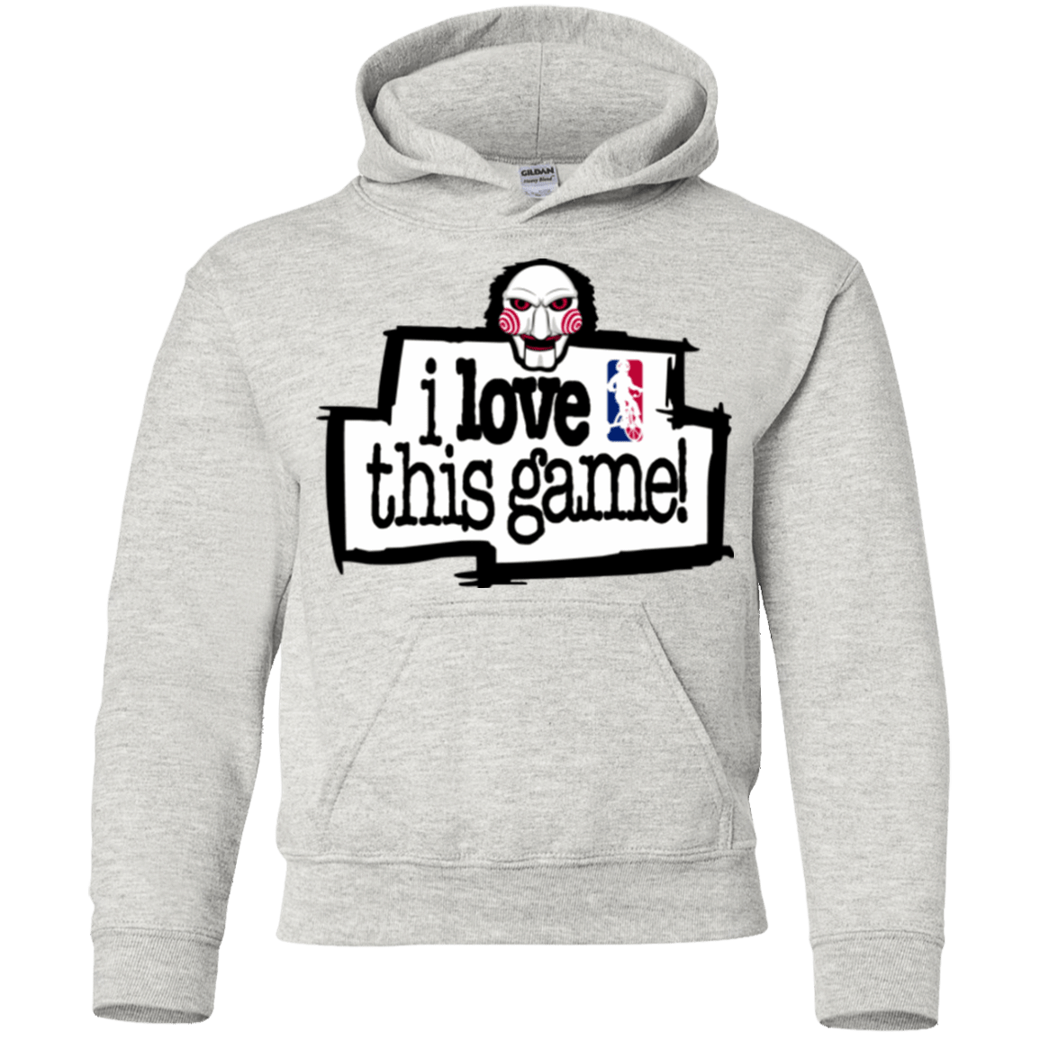 Sweatshirts Ash / YS I Love This Game Youth Hoodie