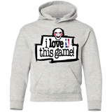 Sweatshirts Ash / YS I Love This Game Youth Hoodie