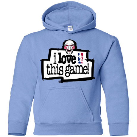 Sweatshirts Carolina Blue / YS I Love This Game Youth Hoodie