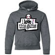 Sweatshirts Dark Heather / YS I Love This Game Youth Hoodie