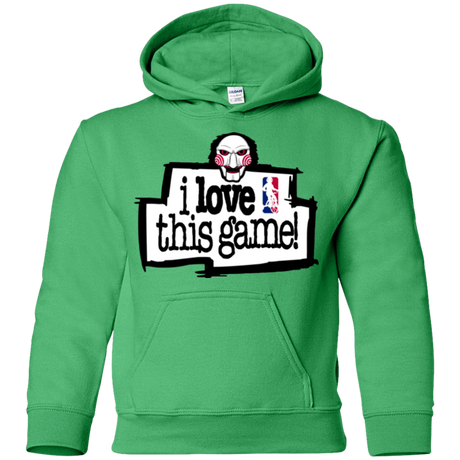 Sweatshirts Irish Green / YS I Love This Game Youth Hoodie