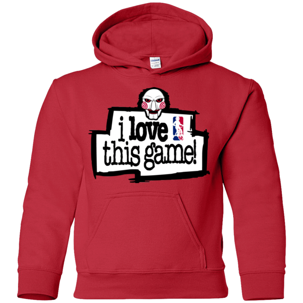 Sweatshirts Red / YS I Love This Game Youth Hoodie