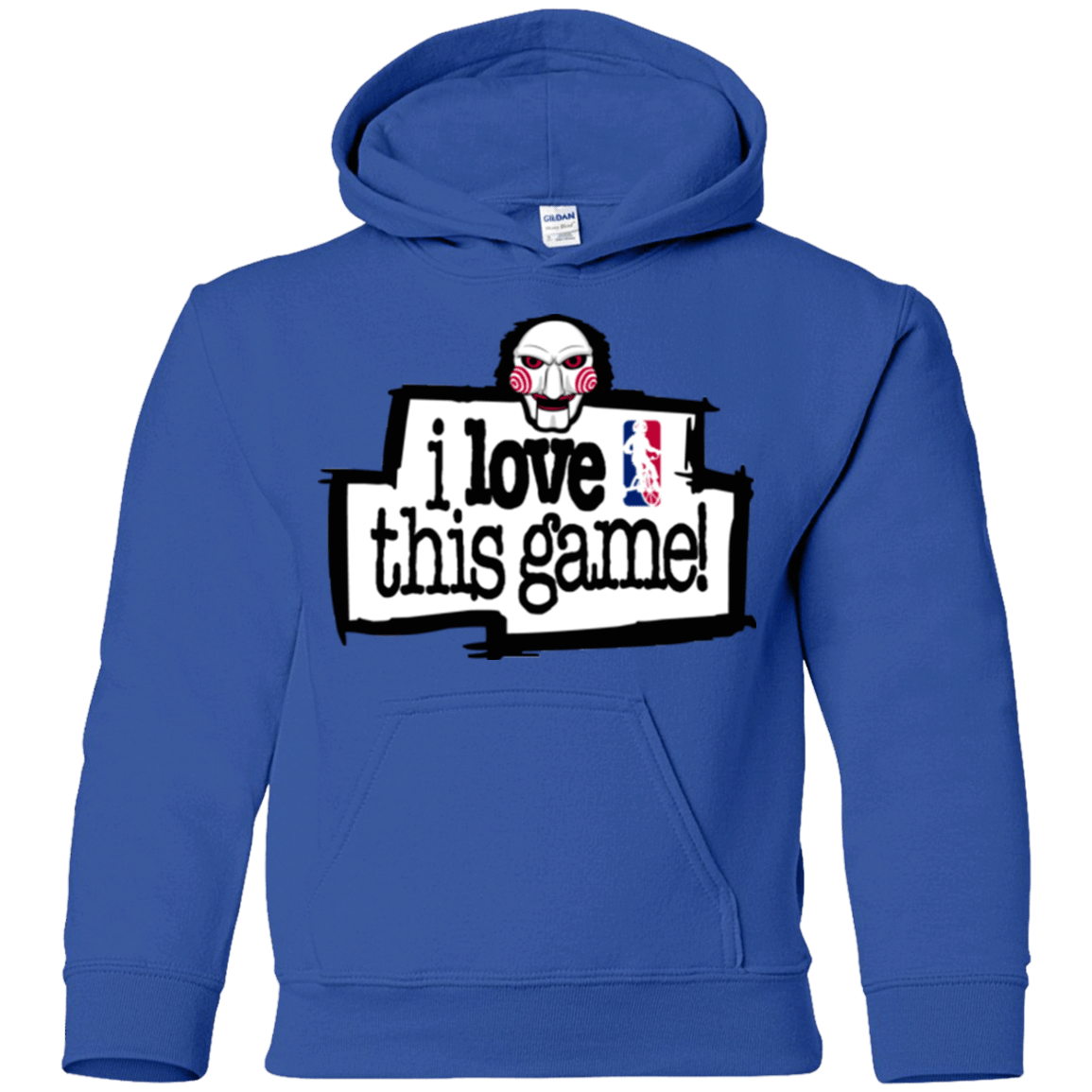Sweatshirts Royal / YS I Love This Game Youth Hoodie