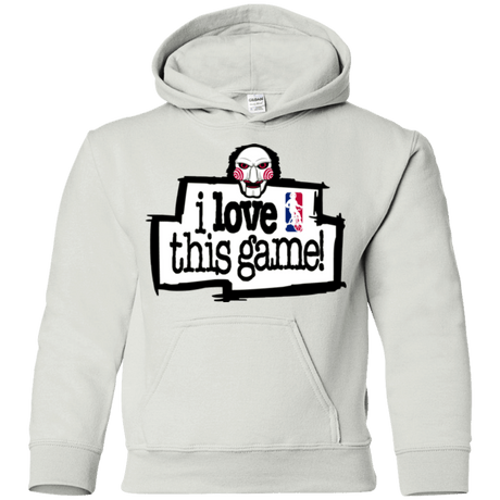 Sweatshirts White / YS I Love This Game Youth Hoodie